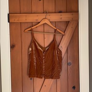 Madewell velvet top